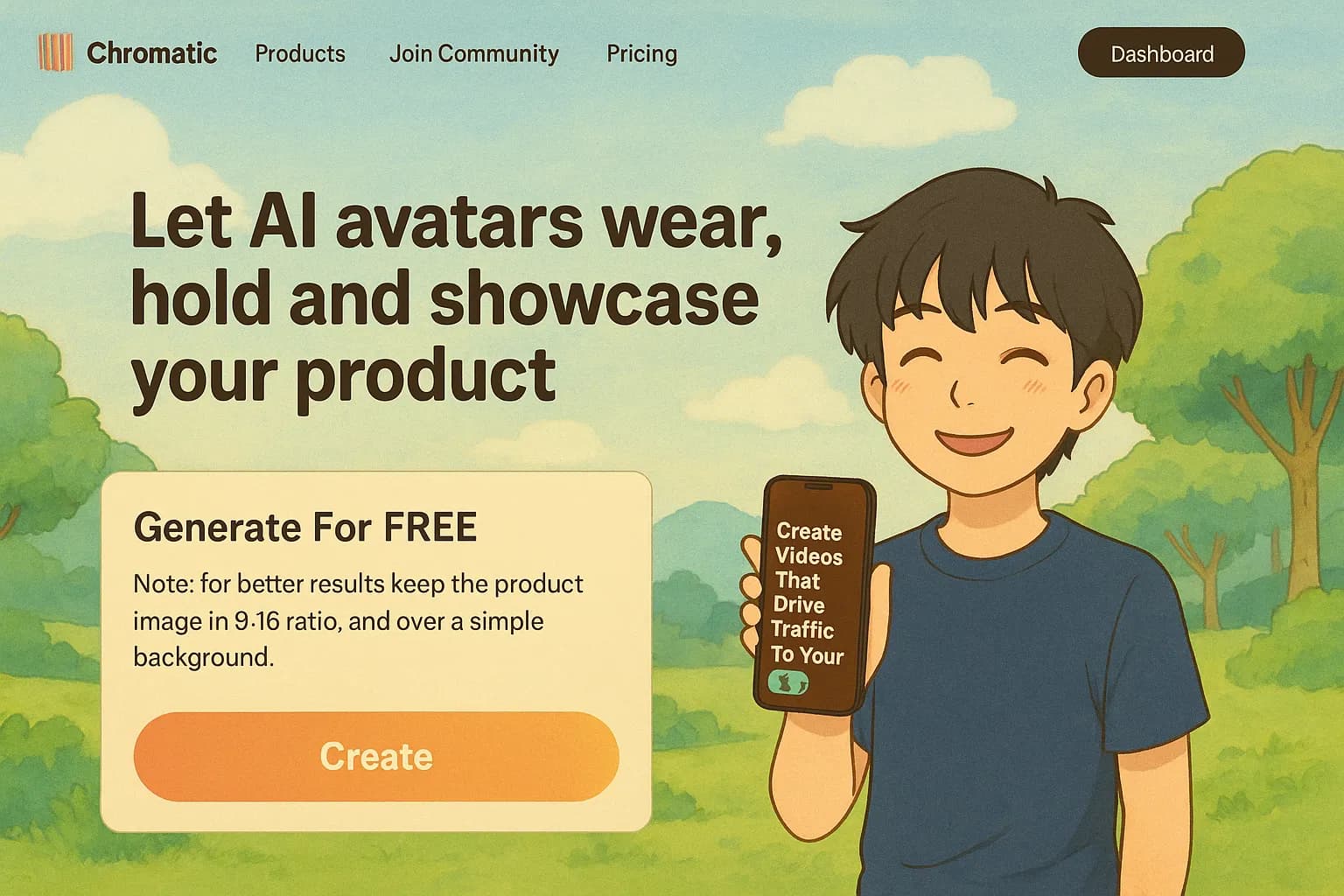 Make AI Avatar Hold Your Product for Free