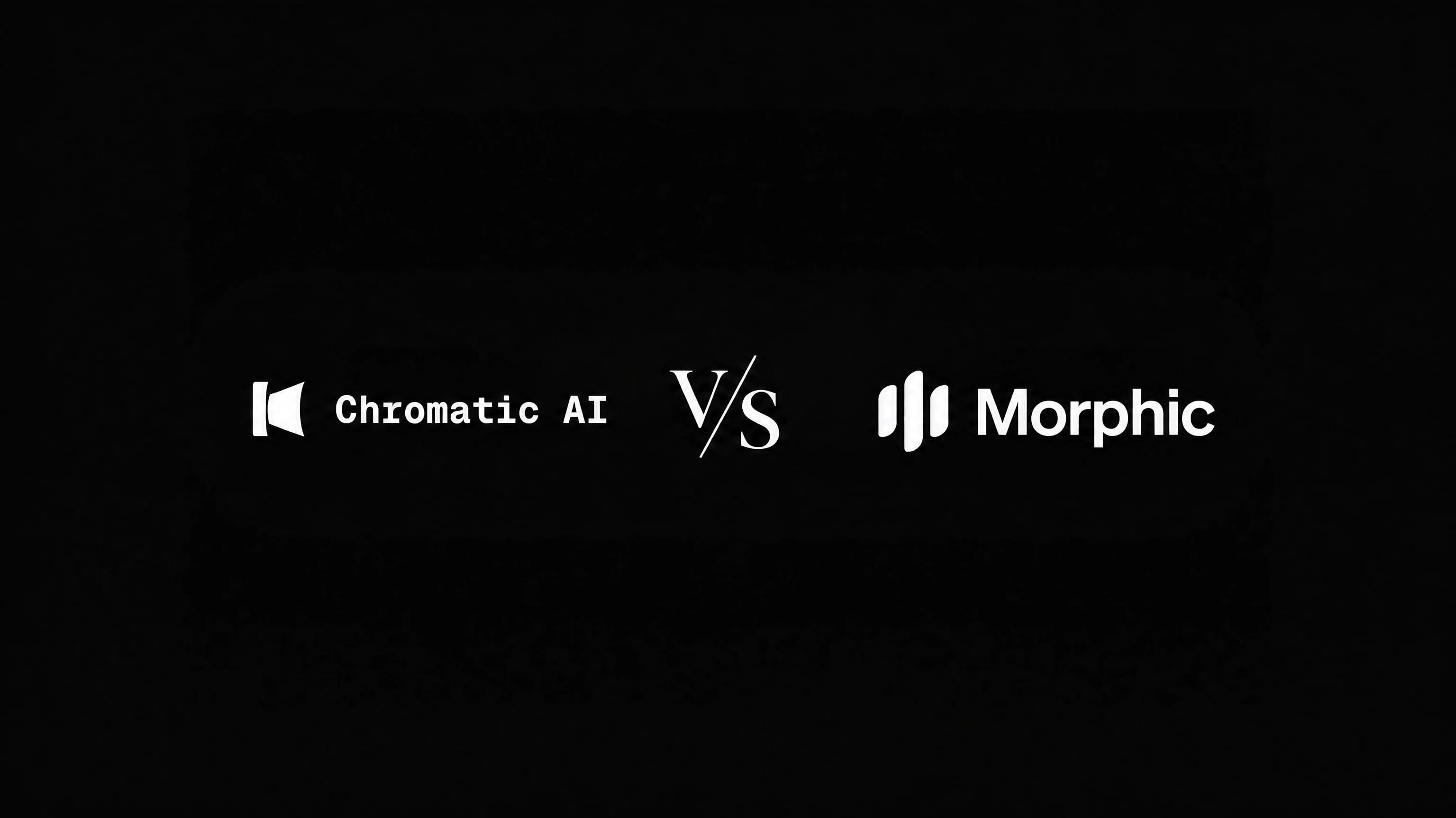 Chromatic vs Morphic