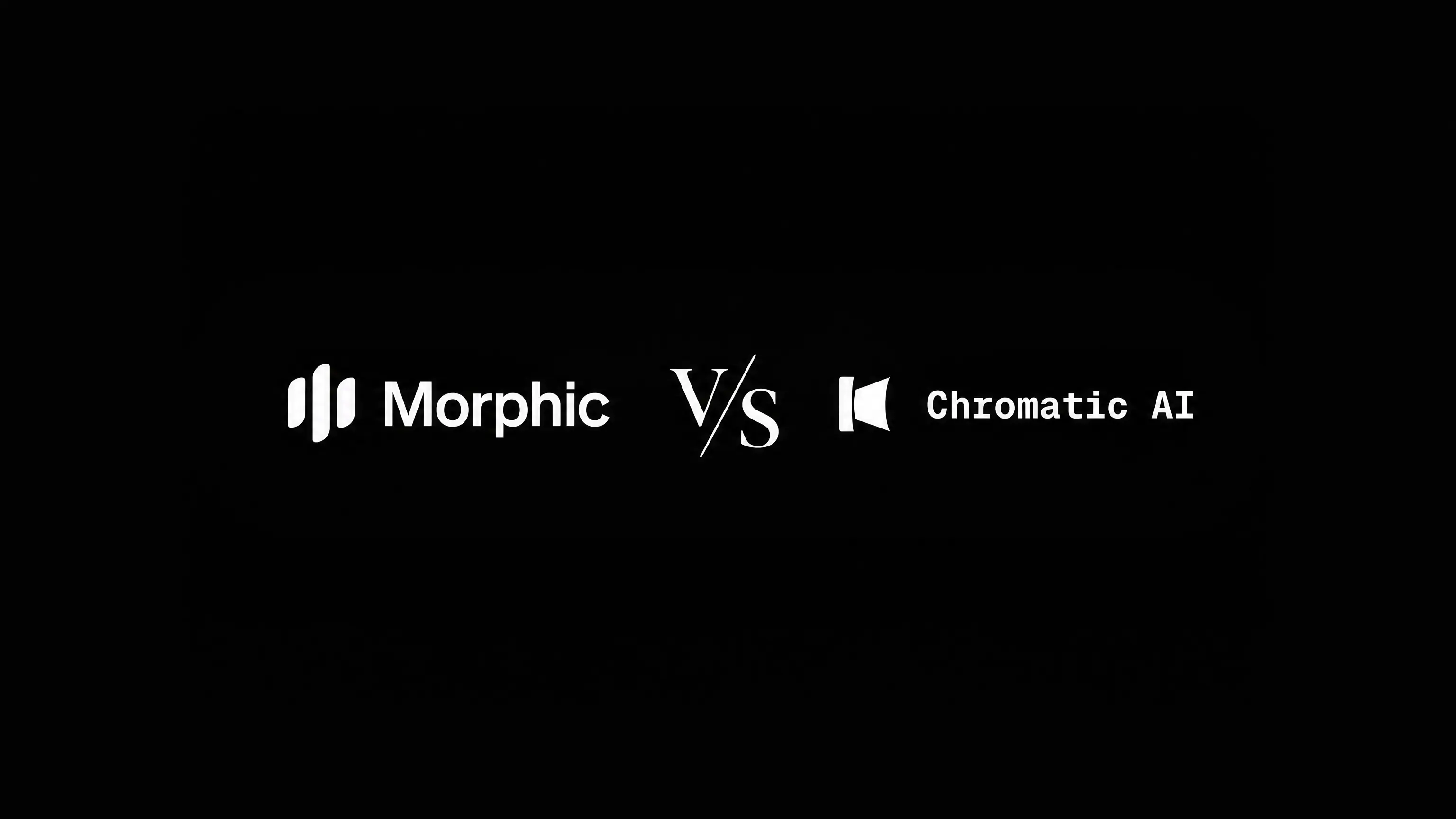 Morphic vs Chromatic