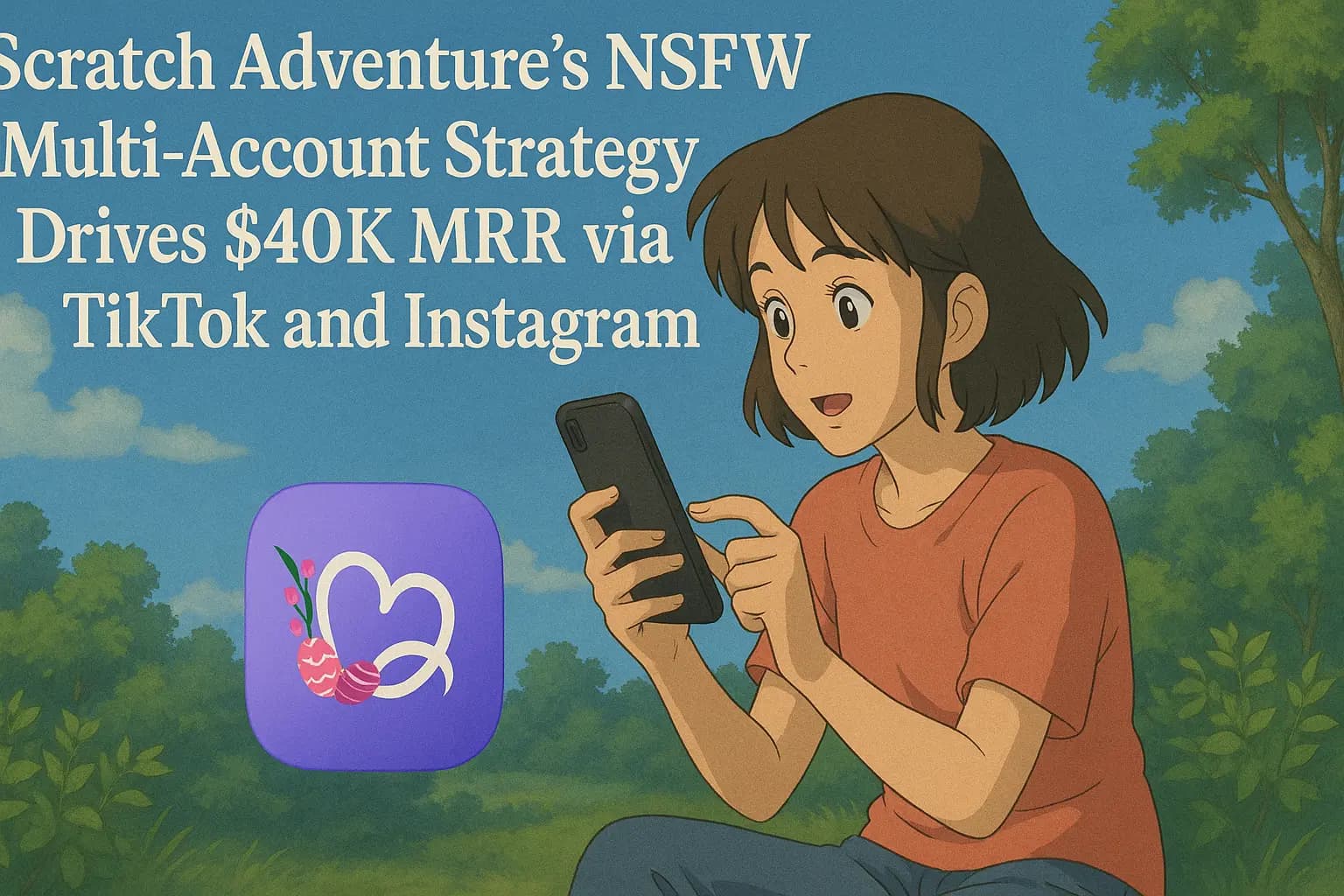 Scratch Adventure's NSFW Multi-Account Strategy - $40K MRR via TikTok and Instagram