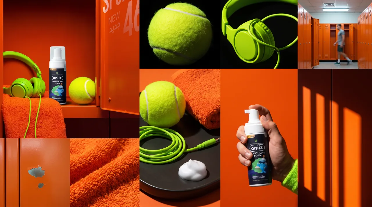 Neon moodboard