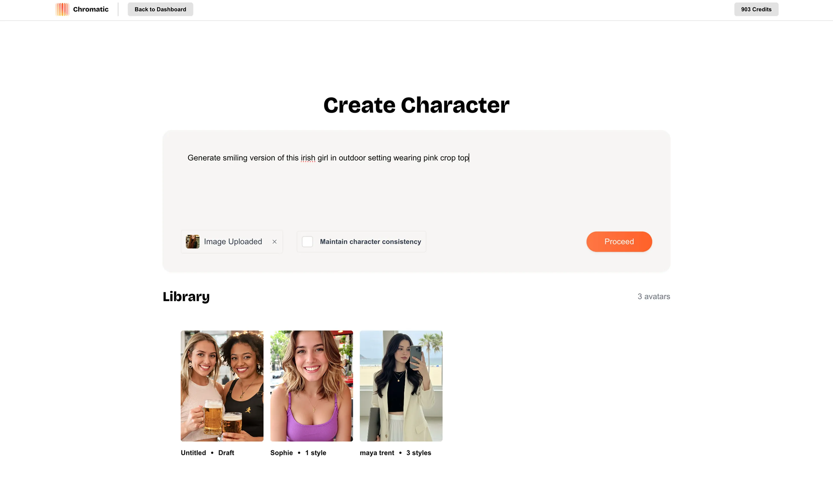 Chromatic Labs Login Interface